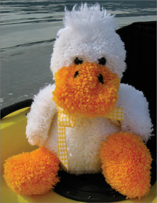 "Huggables Duck Stuffed Animal Latch Hook Kit"