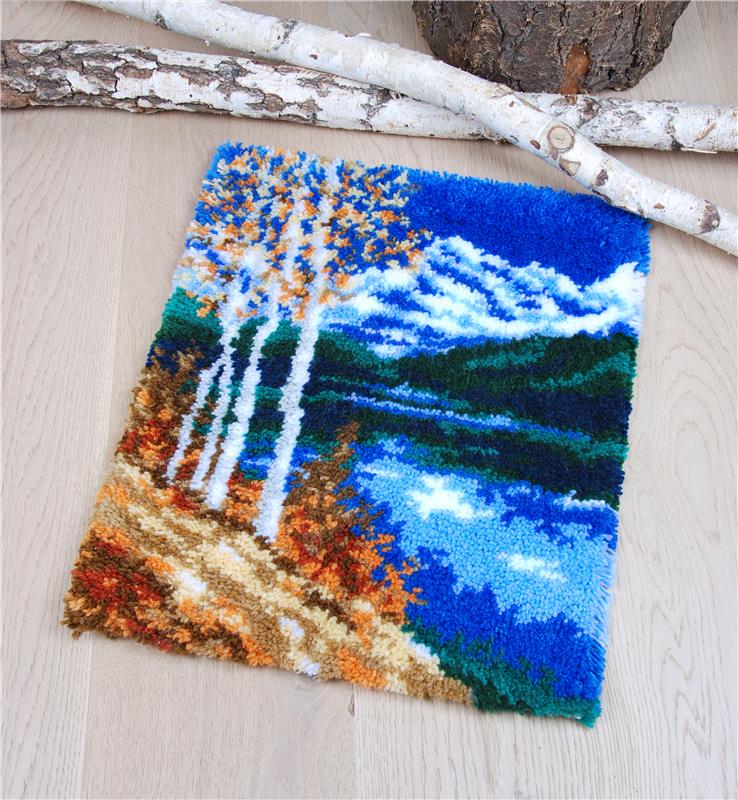 "Birches" Latch Hook Kit at Everything Latch Hook